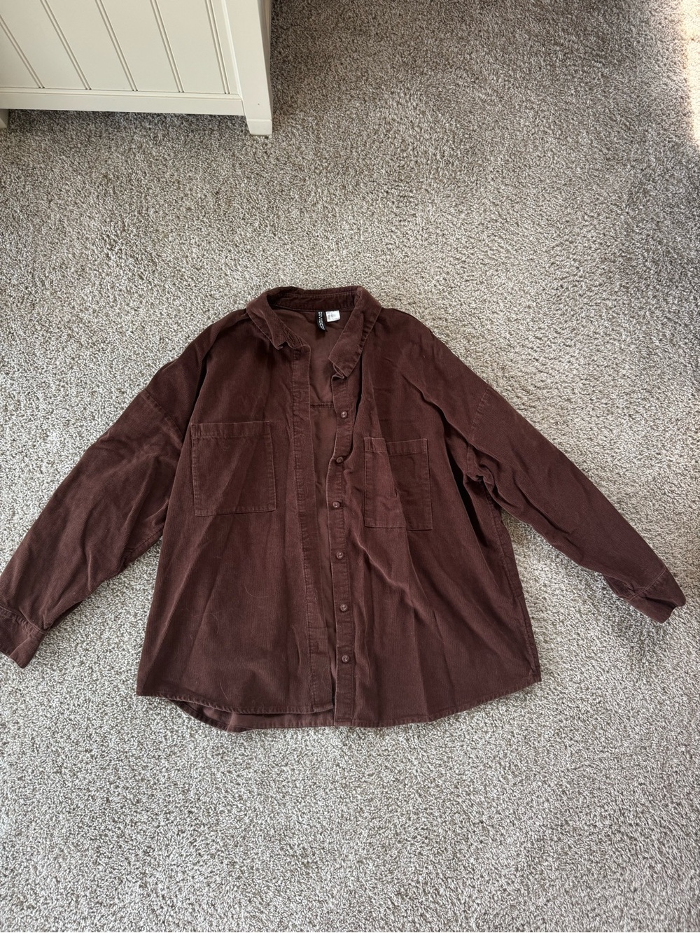 Corduroy Button-Up Shirt